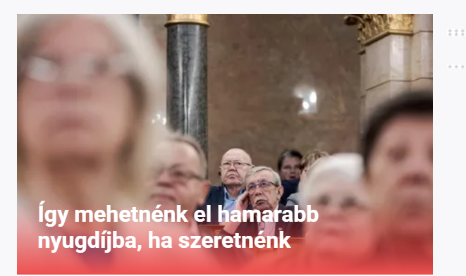 Így mehetnénk el hamarabb nyugdíjba, ha szeretnénk